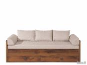 Индиана (дуб шуттер) - и.24 "ИНДИАНА" диван-кровать JLOZ 80/160 (дуб саттер)